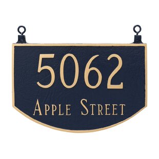 Double Sided Address Plaques Signs You ll Love Wayfair